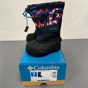 Columbia Toddler Powderbug Plus II Winter Boots Size 7 Waterproof
